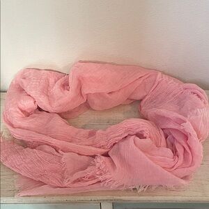 Chic Baby Pink Wrap Scarf